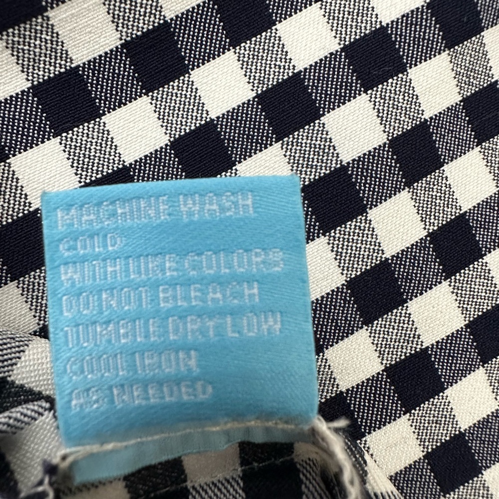 J McLaughlin Joselyn Blue and White Gingham Dress - Picture 5 of 8